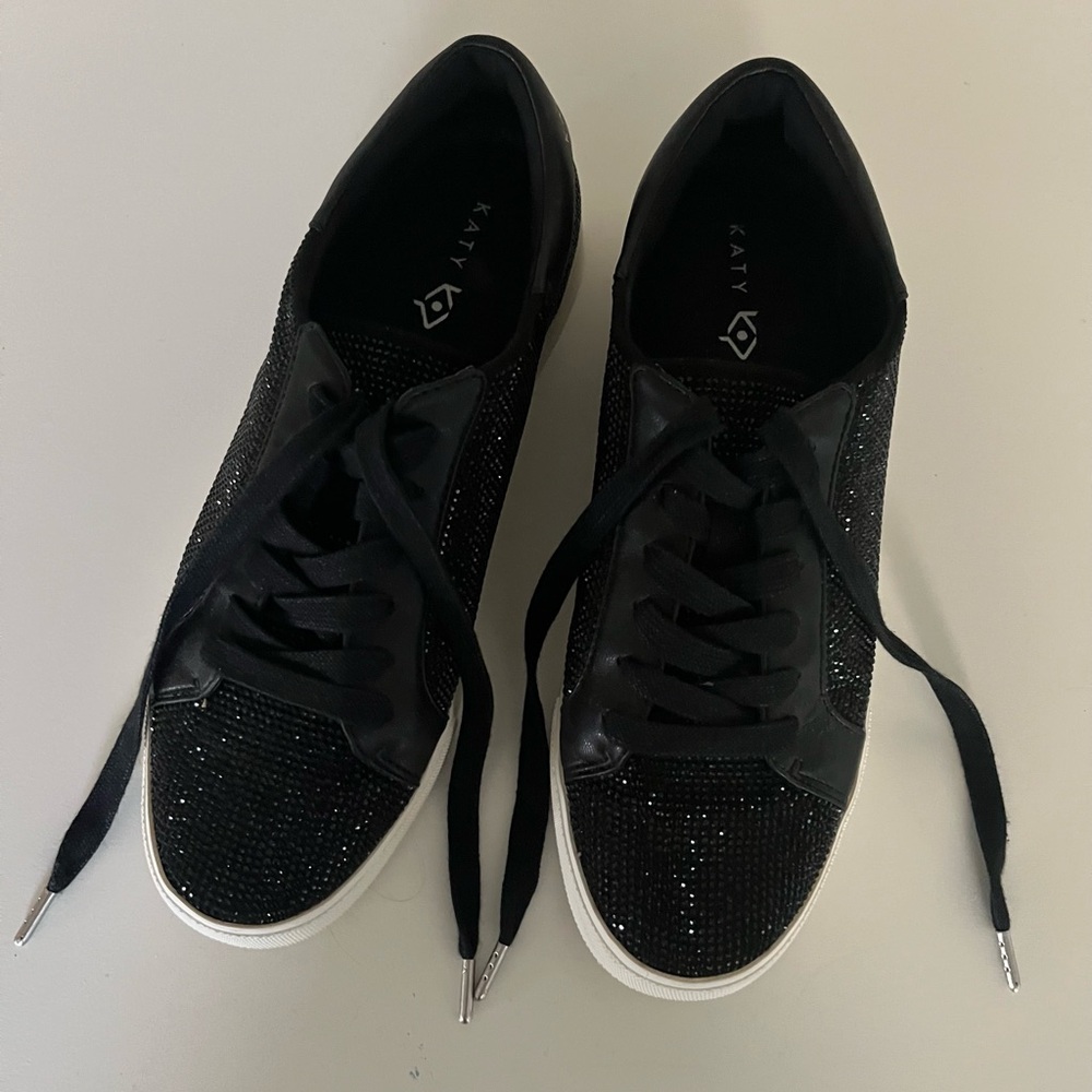 Katy Perry sequined sneakers Size 9M